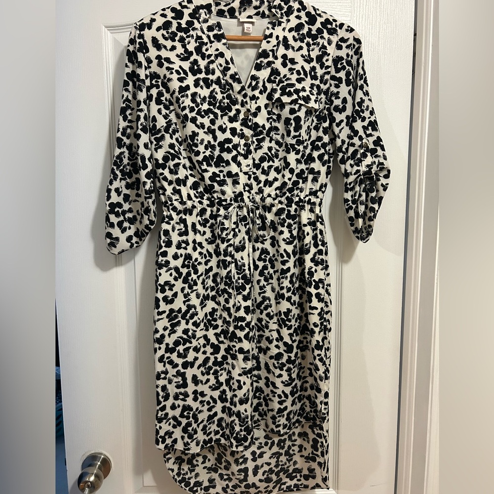 Leopard Print Women's Dress